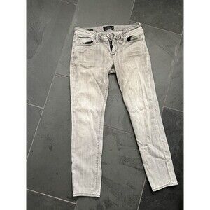 Lucky Brand Skinny Jeans Gray Light Wash Women's Cotton Denim 5-Pocket Size 4
